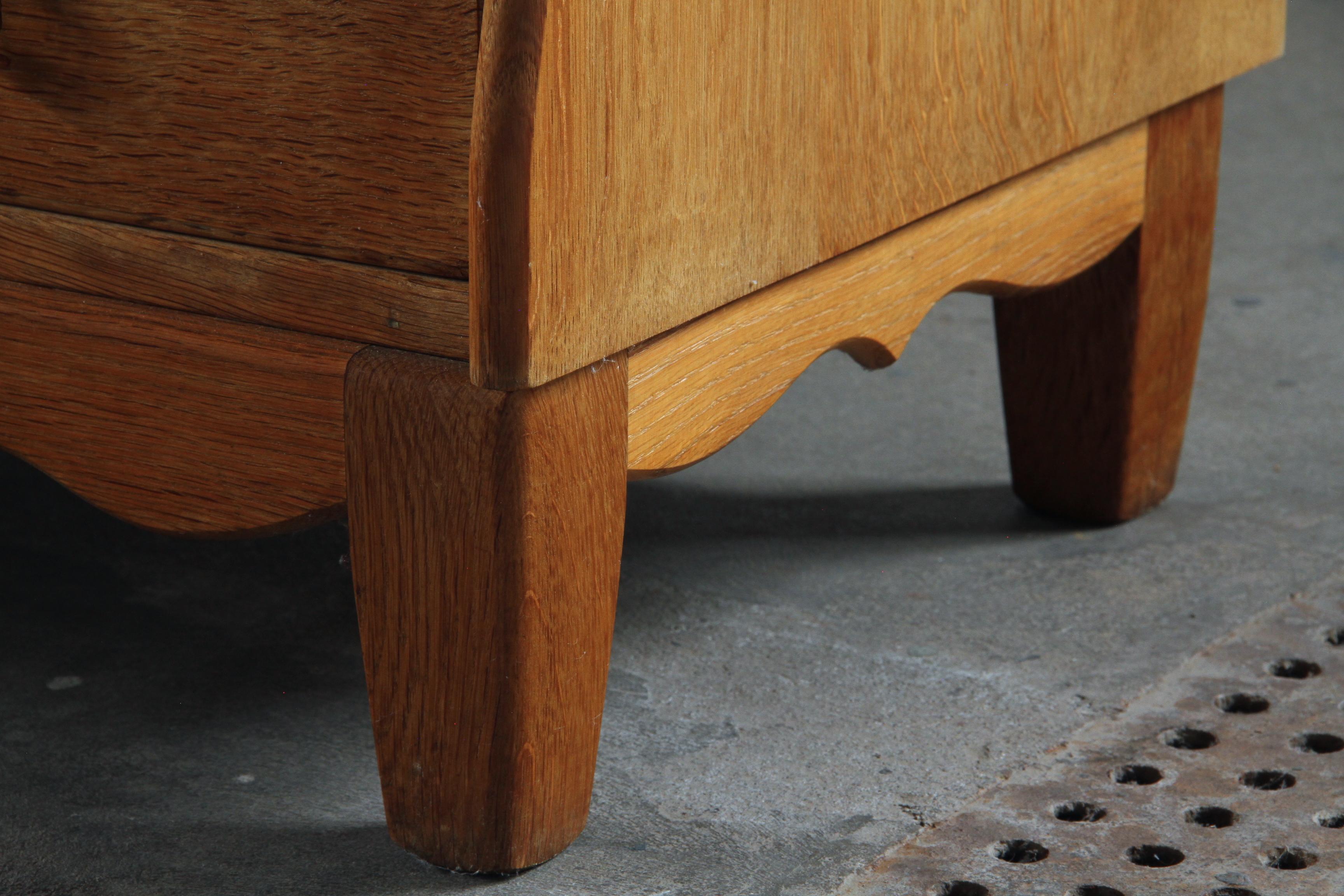 Vintage Danish Modern Oak Dresser zugeschrieben Kjærnulf, 1960er Jahre im Angebot 2