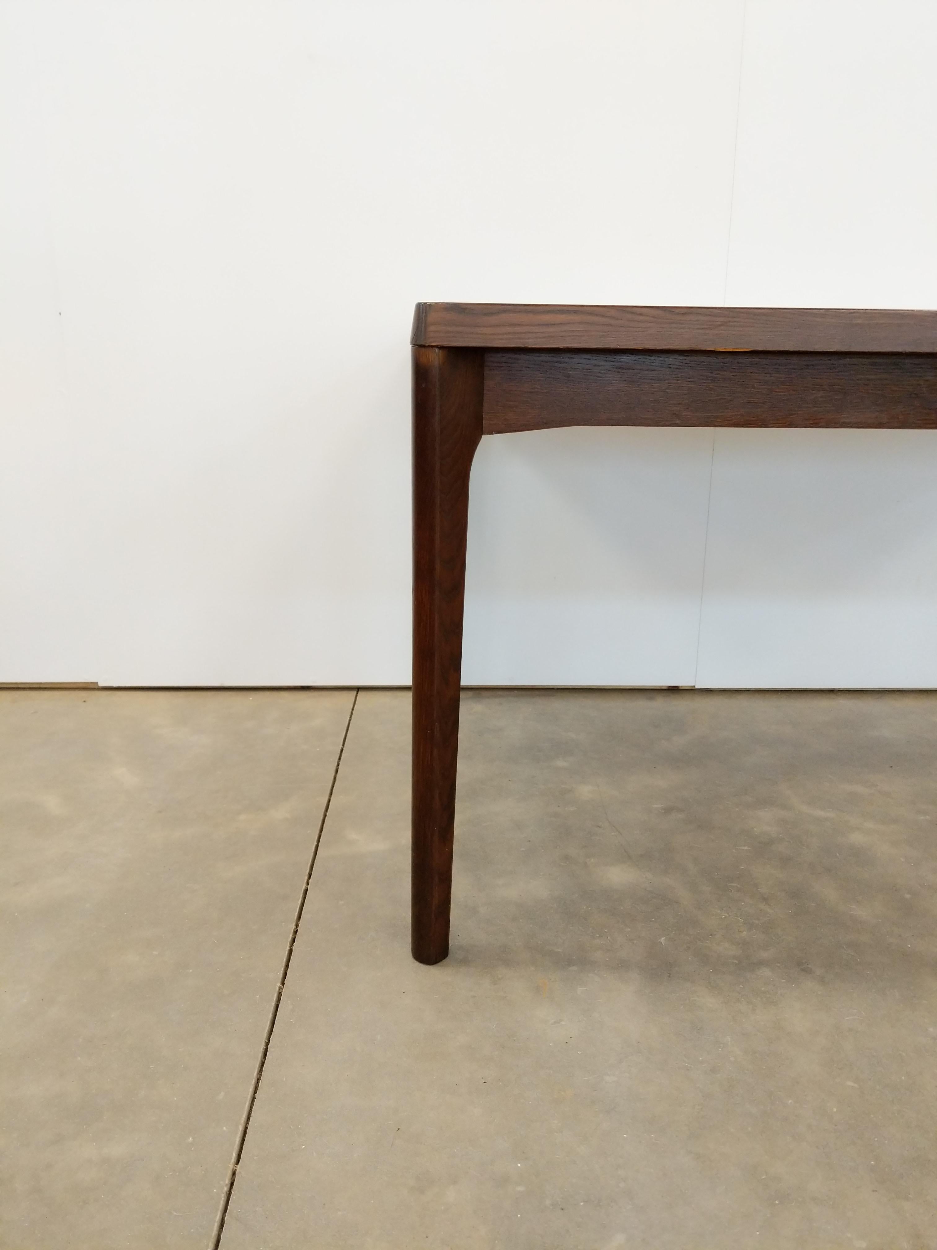 20th Century Vintage Danish Modern Oak Extendable Dining Table by Henning Kjaernulf