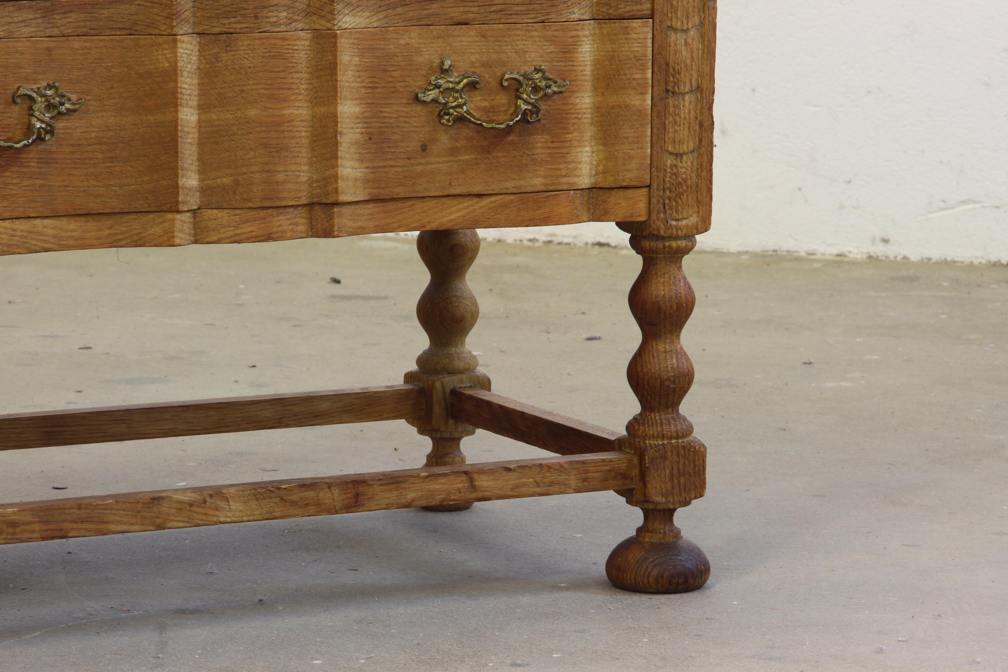 Vintage Danish Modern Oak Nightstands in the style of Henning Kjærnulf, 1960s, S For Sale 1