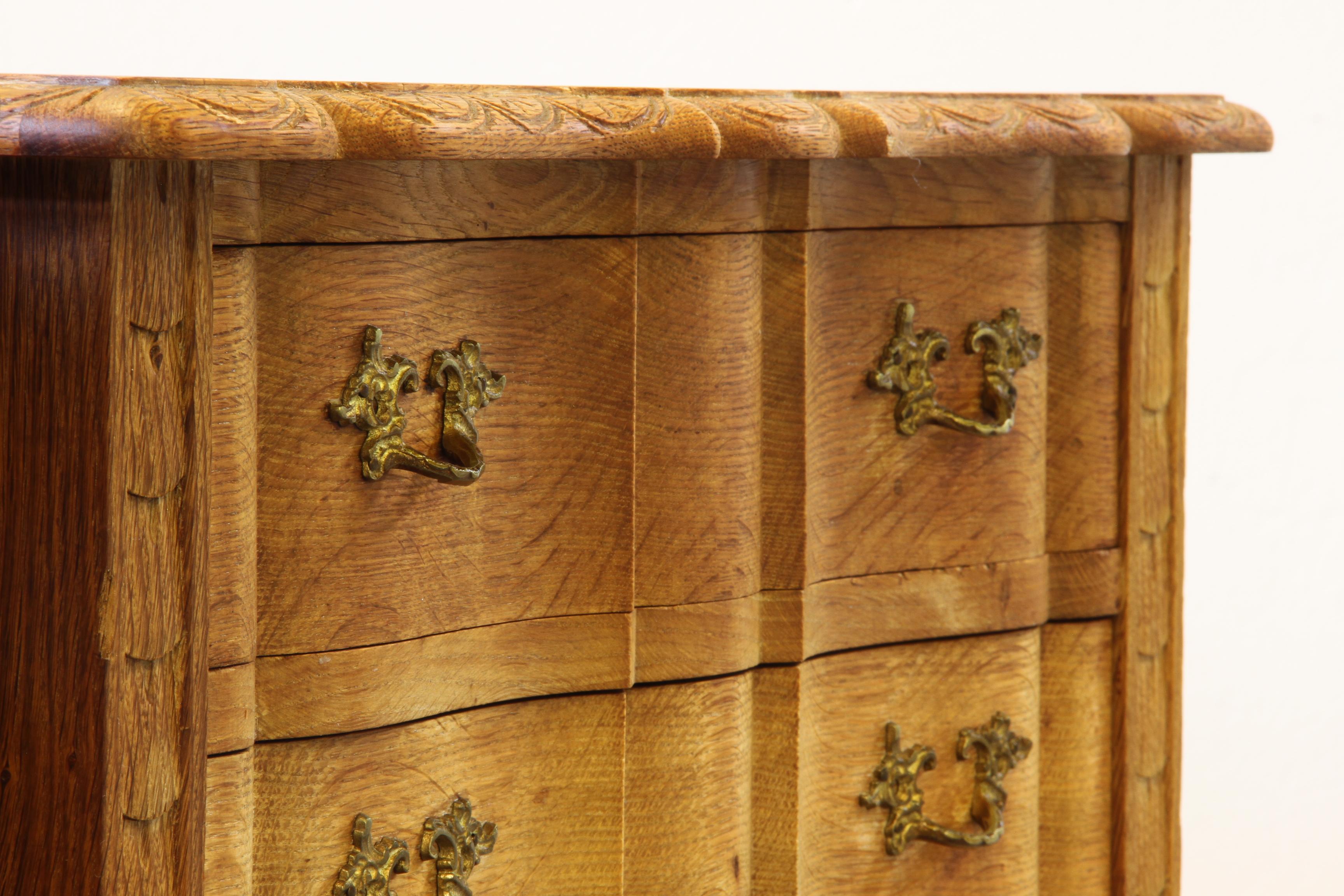 Vintage Danish Modern Oak Nightstands in the style of Henning Kjærnulf, 1960s, S For Sale 2