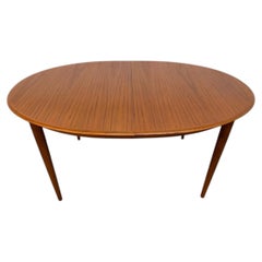 Vintage Danish Modern Oval Teak Dining Table - Refinished!