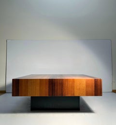 Vintage Danish Modern Pedestal Coffee Table by Dyrlund