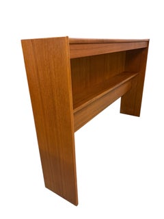 Vintage Danish Modern Queen Size Teak Headboard