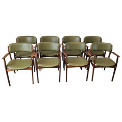 Vintage Danish Modern Rosewood Armchairs by Erik Buch for O.D. Mobler