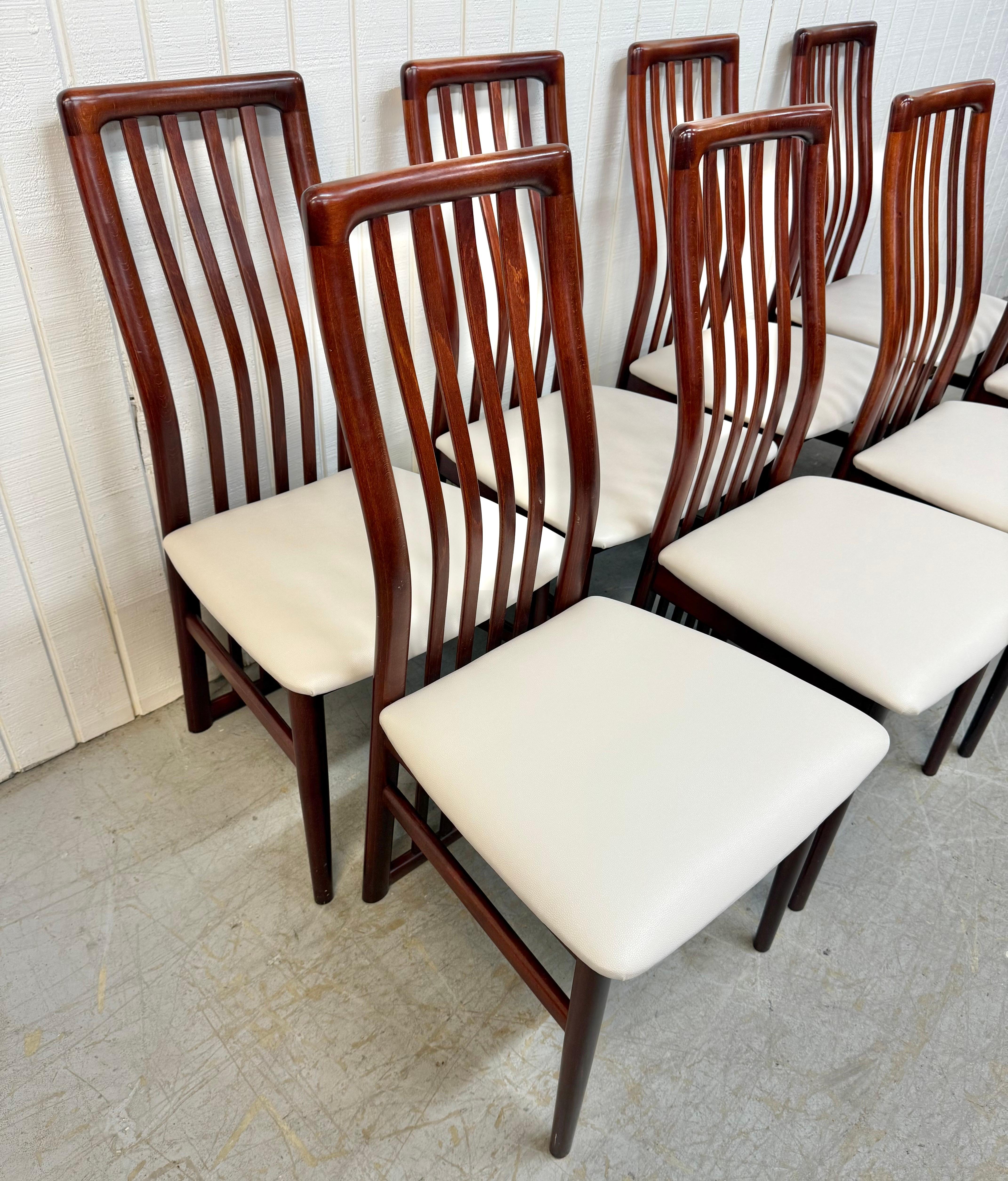 Danois Vintage Danish Modern Rosewood Dining Chairs - Set of 12 en vente