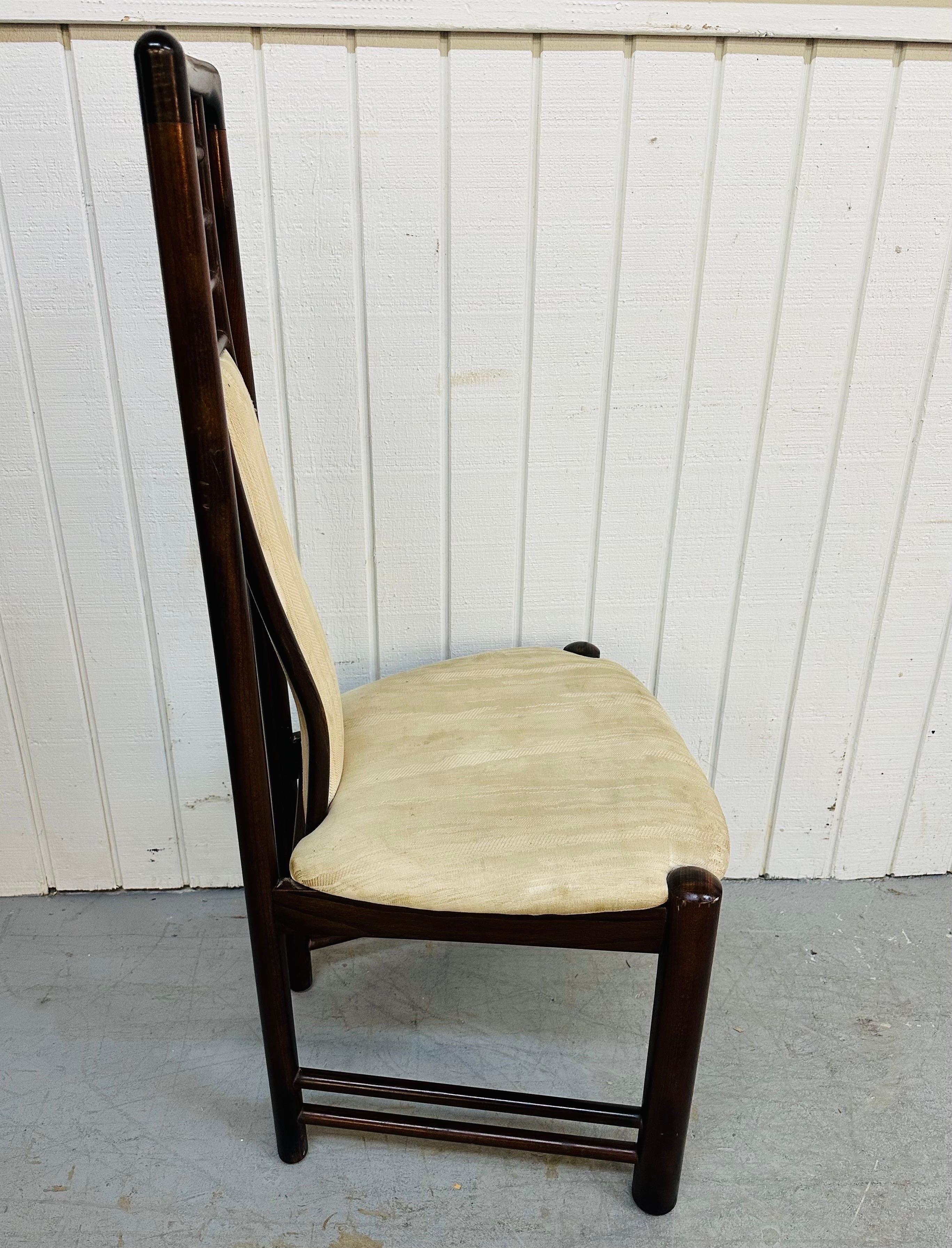 Vintage Danish Modern Rosewood Dining Chairs - Set of 8 2