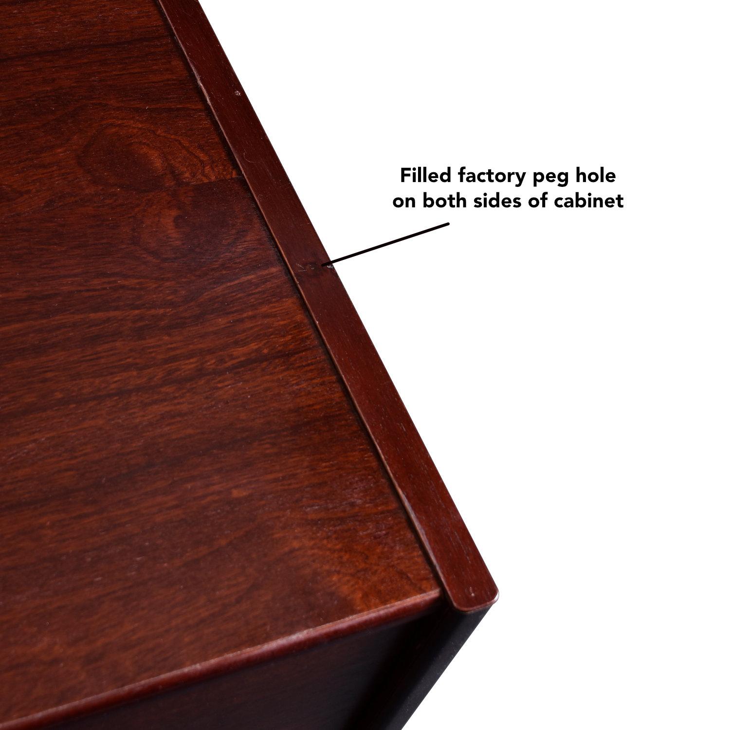 Vintage Danish Modern Rosewood Filing Cabinet and Printer Stand en vente 5