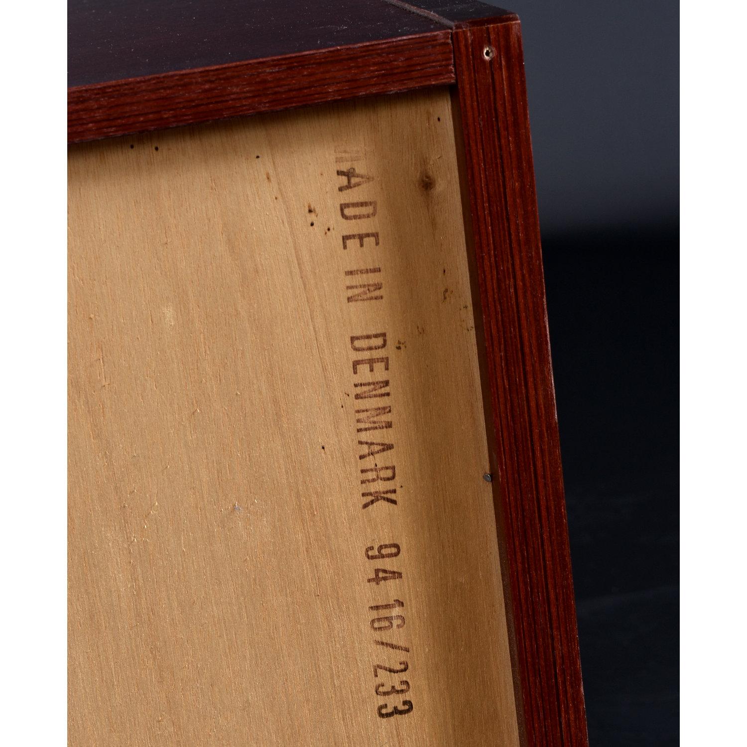 Vintage Danish Modern Rosewood Filing Cabinet and Printer Stand en vente 6