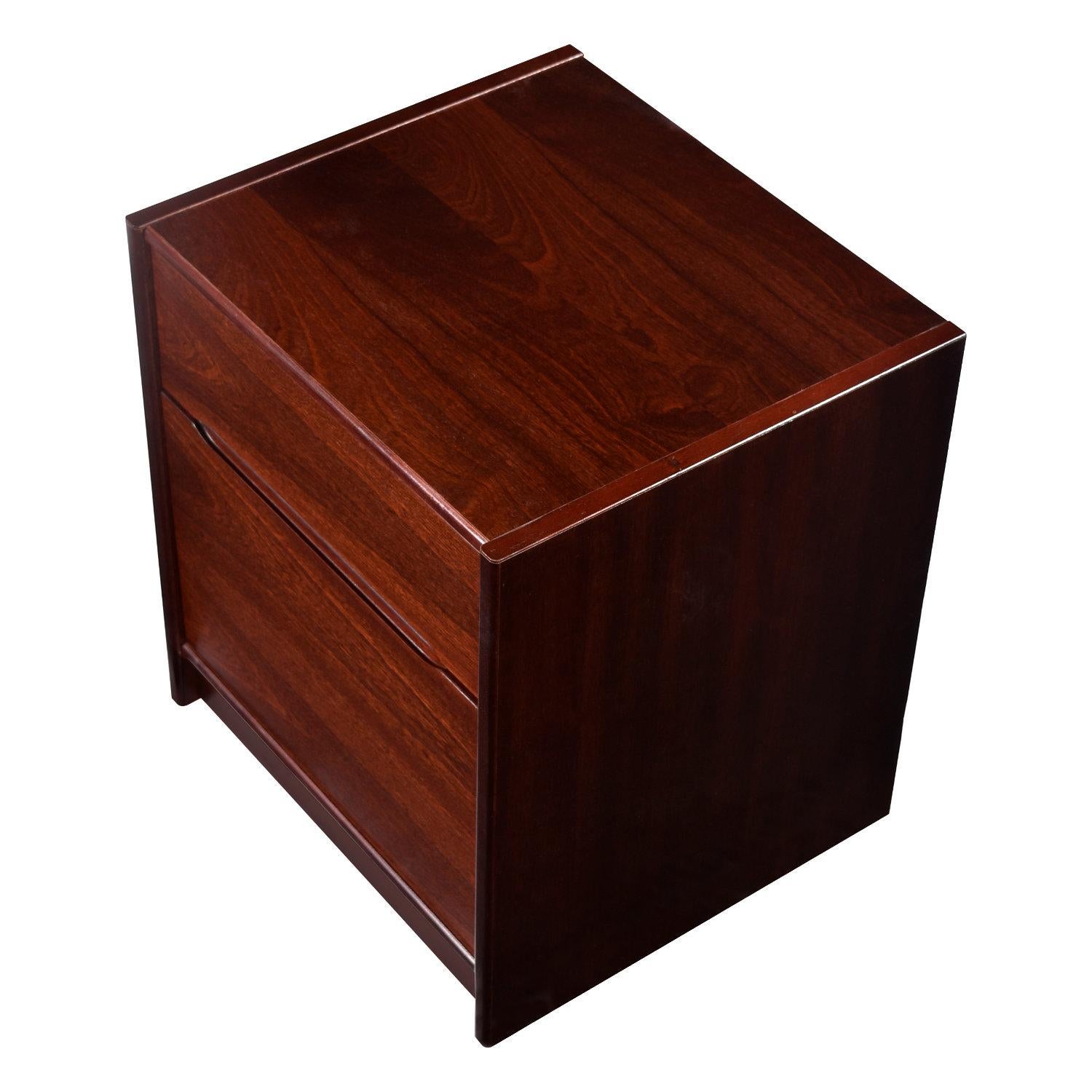 Vintage Danish Modern Rosewood Filing Cabinet and Printer Stand en vente 1