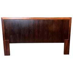 Vintage Danish Modern Rosewood Full or Queen Headboard