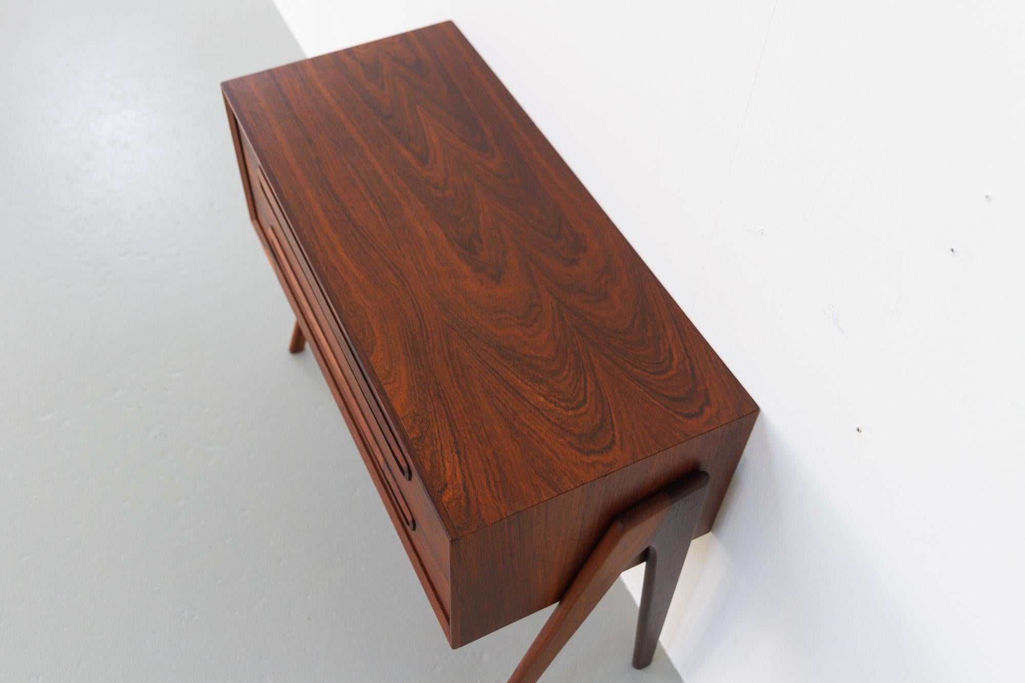 Vintage Danish Modern Rosewood Nightstand by AP Møbler Svenstrup, 1960s For Sale 8