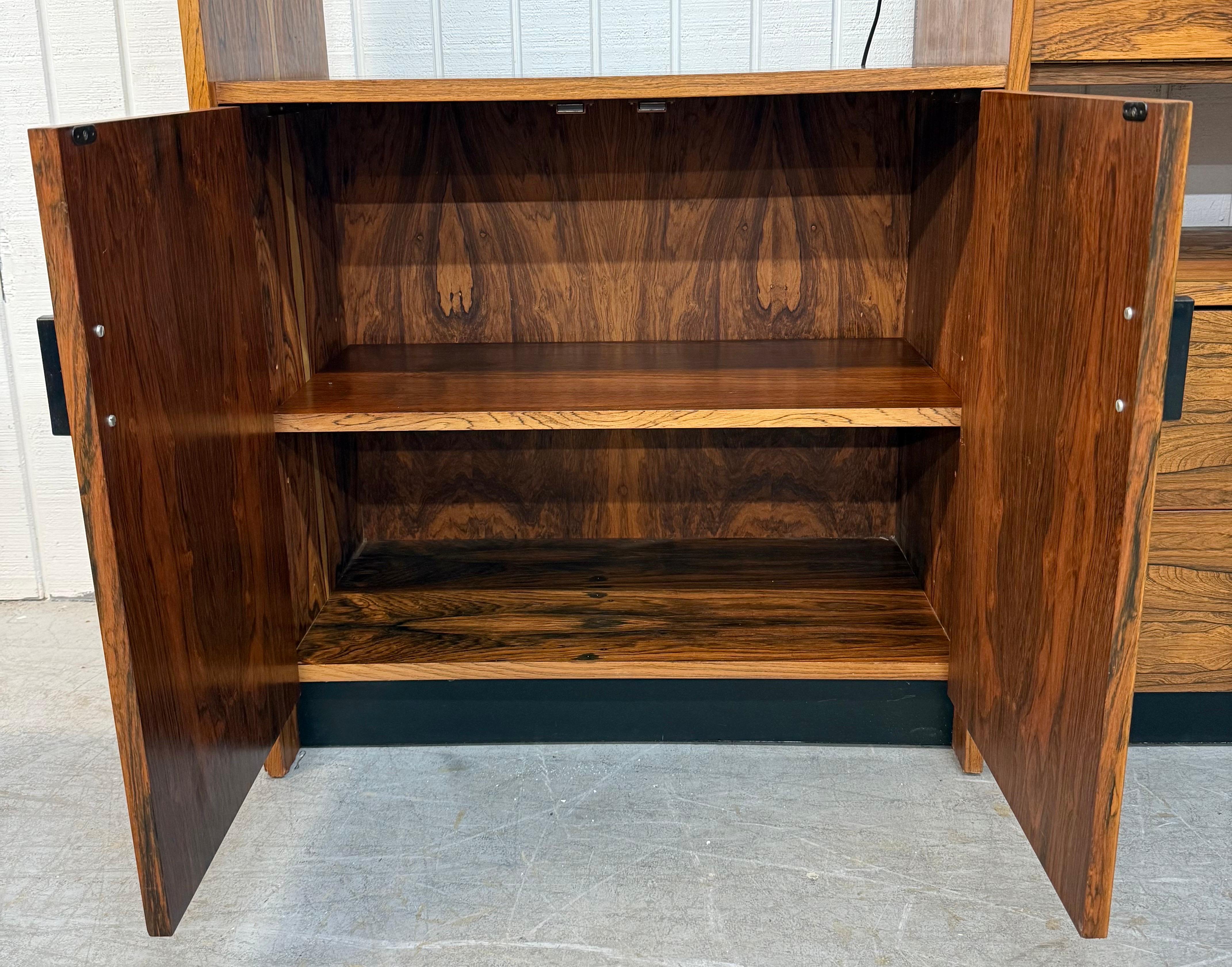Vintage Danish Modern Rosewood Raumteiler im Zustand „Gut“ im Angebot in Clarksboro, NJ