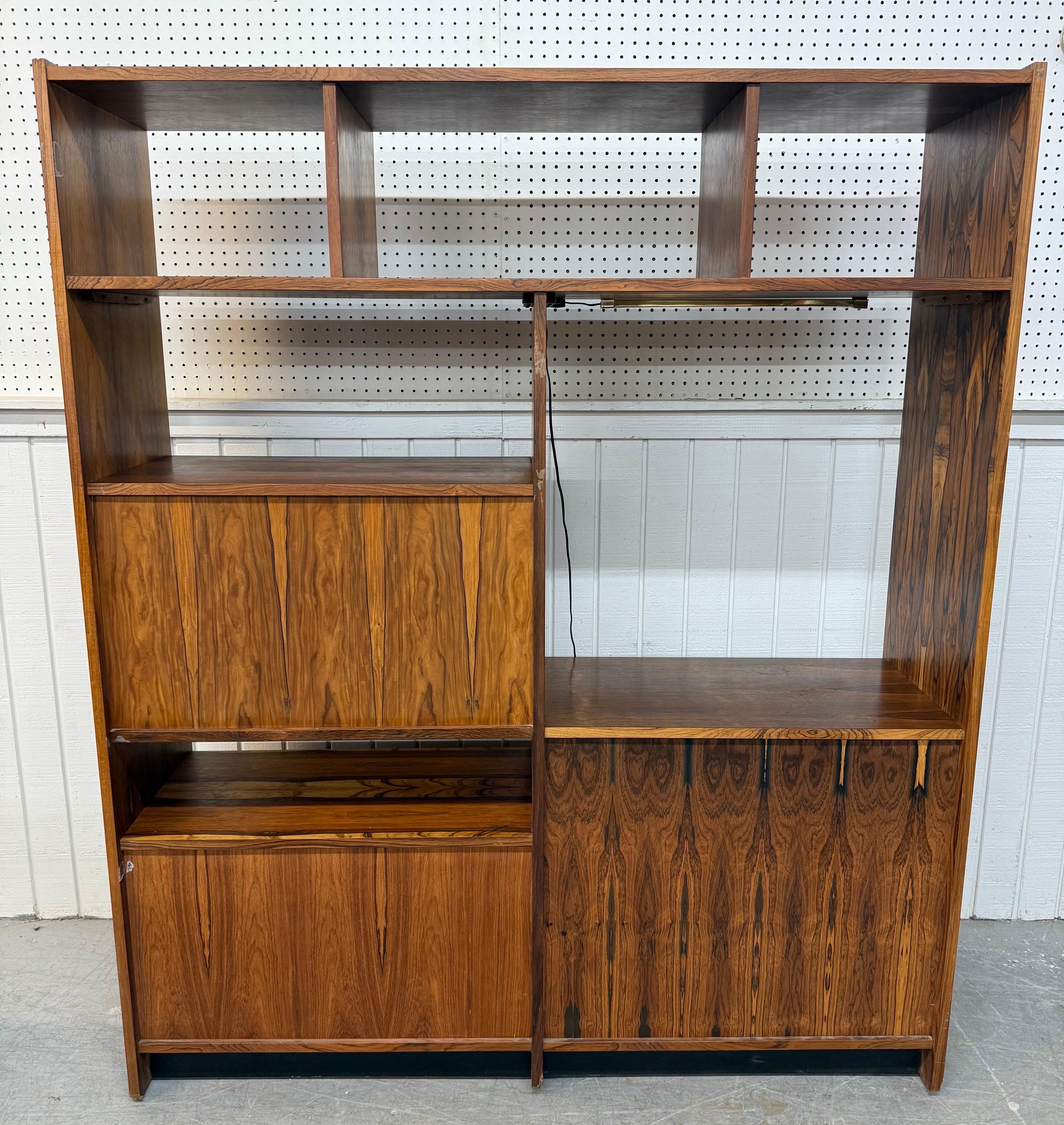 Vintage Danish Modern Rosewood Raumteiler im Angebot 2