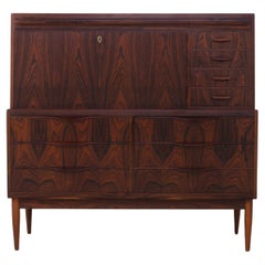 Vintage Danish Modern Rosewood Secretaire by Erling Torvits 1960s