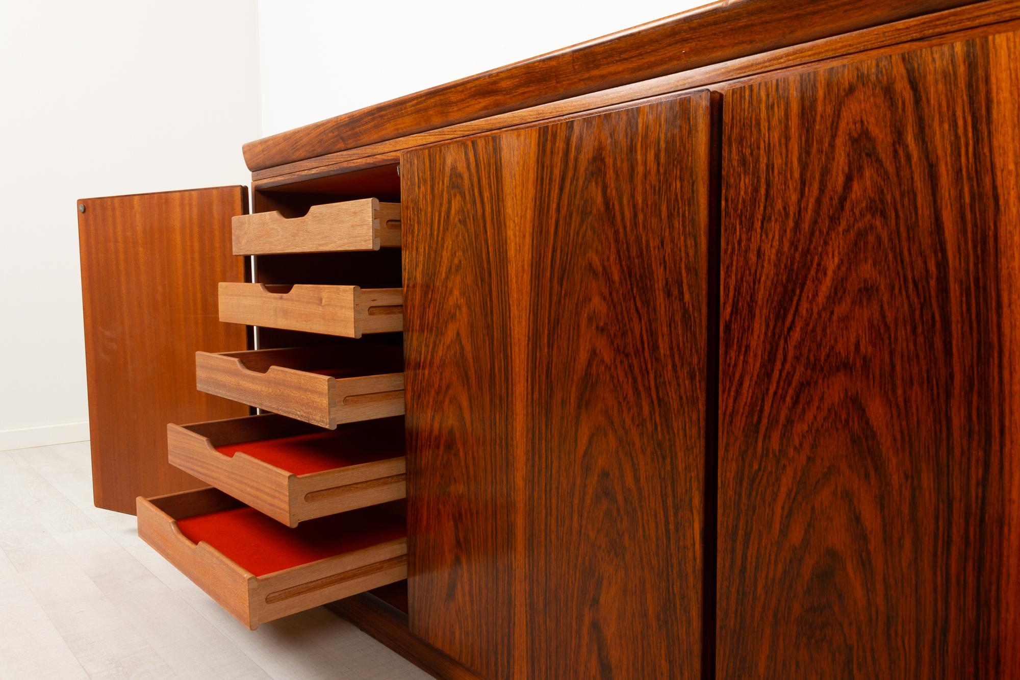 Vintage Danish Modern Rosewood Sideboard by Skovby, 1960s 5