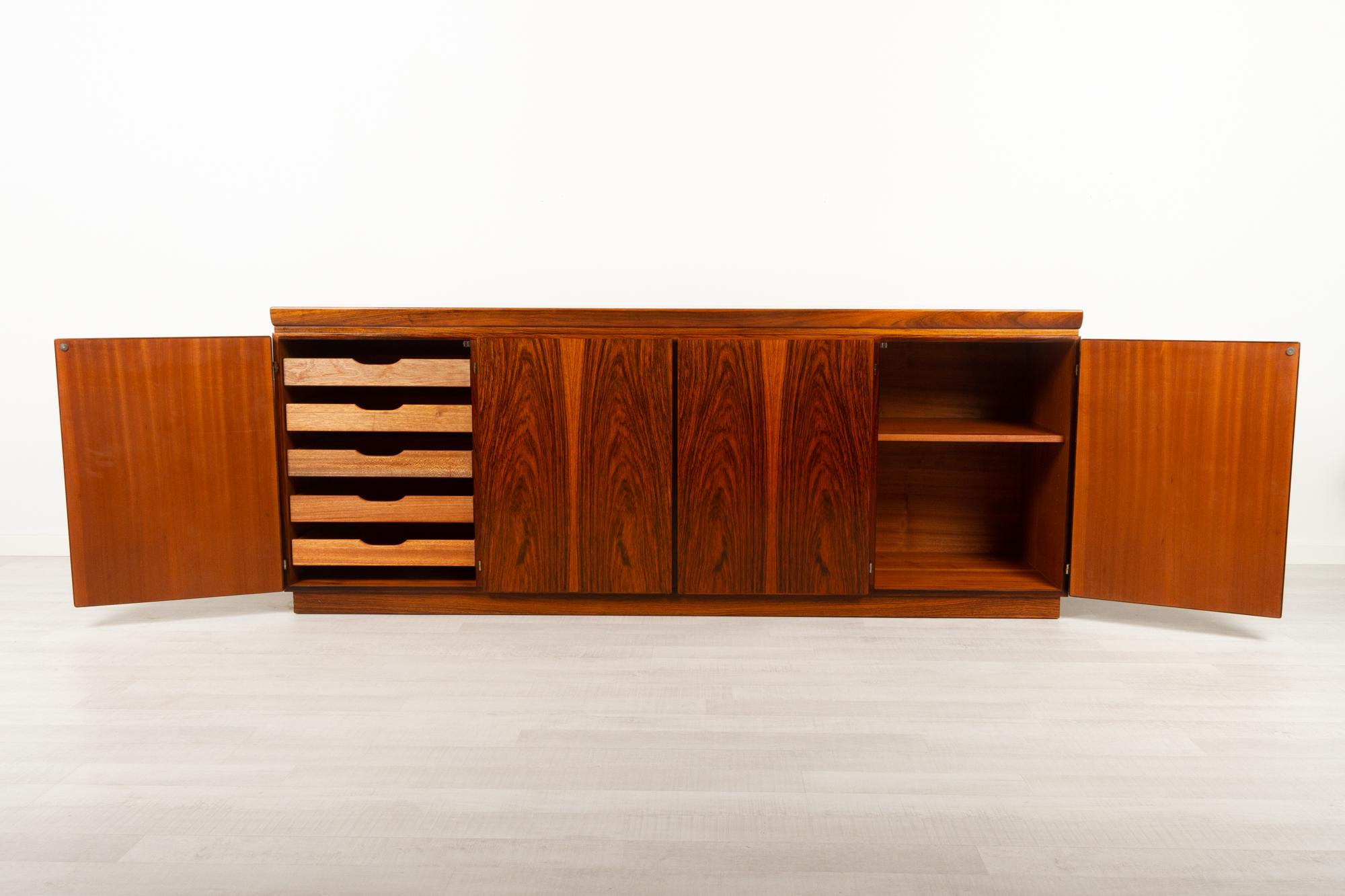 Vintage Danish Modern Rosewood Sideboard by Skovby, 1960s 3