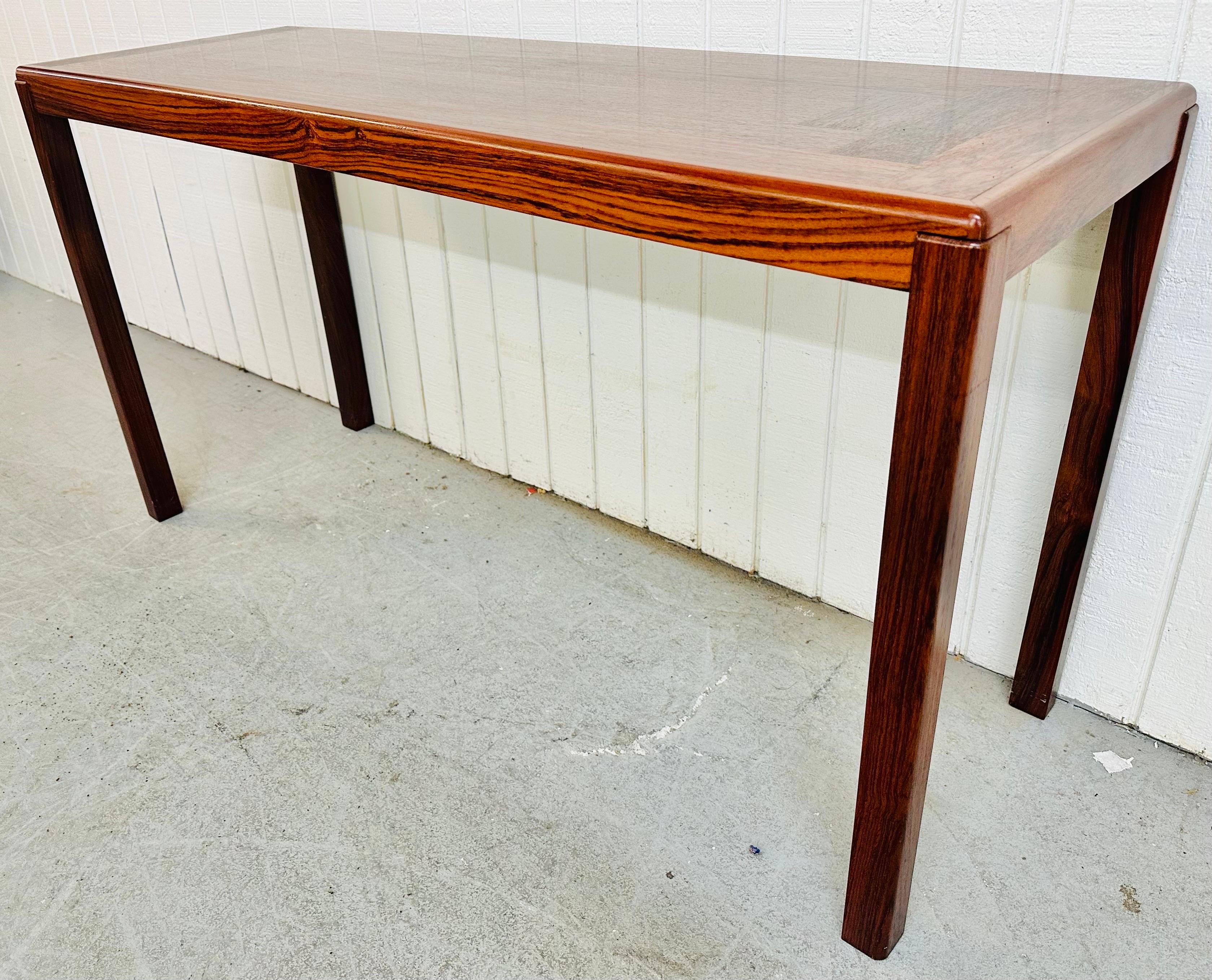 American Vintage Danish Modern Rosewood Sofa Table