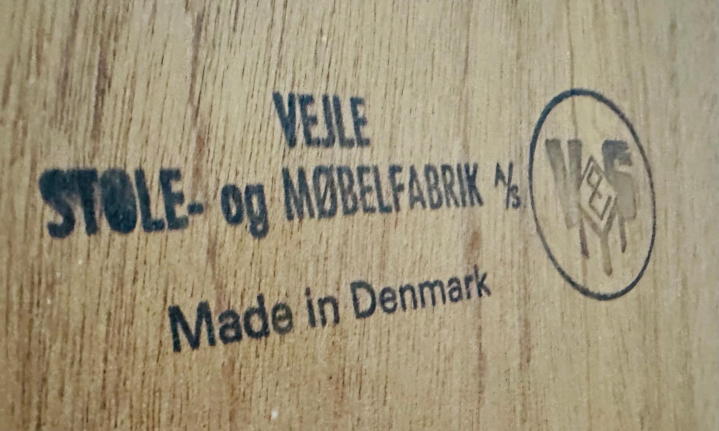Wood Vintage Danish Modern Rosewood Sofa Table