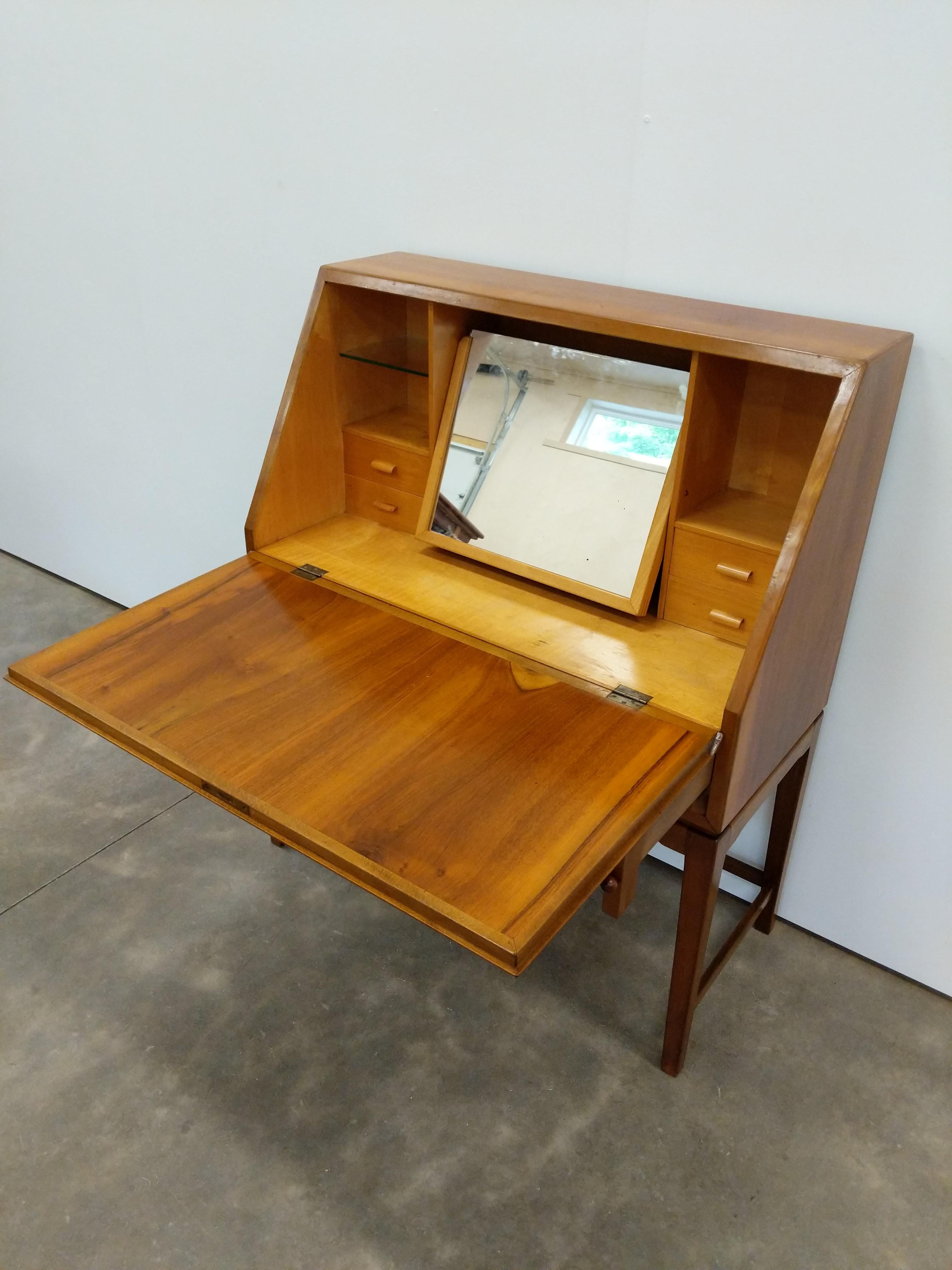 Vintage Danish Modern Secretary Desk / Vanity by Søren Willadsen 1