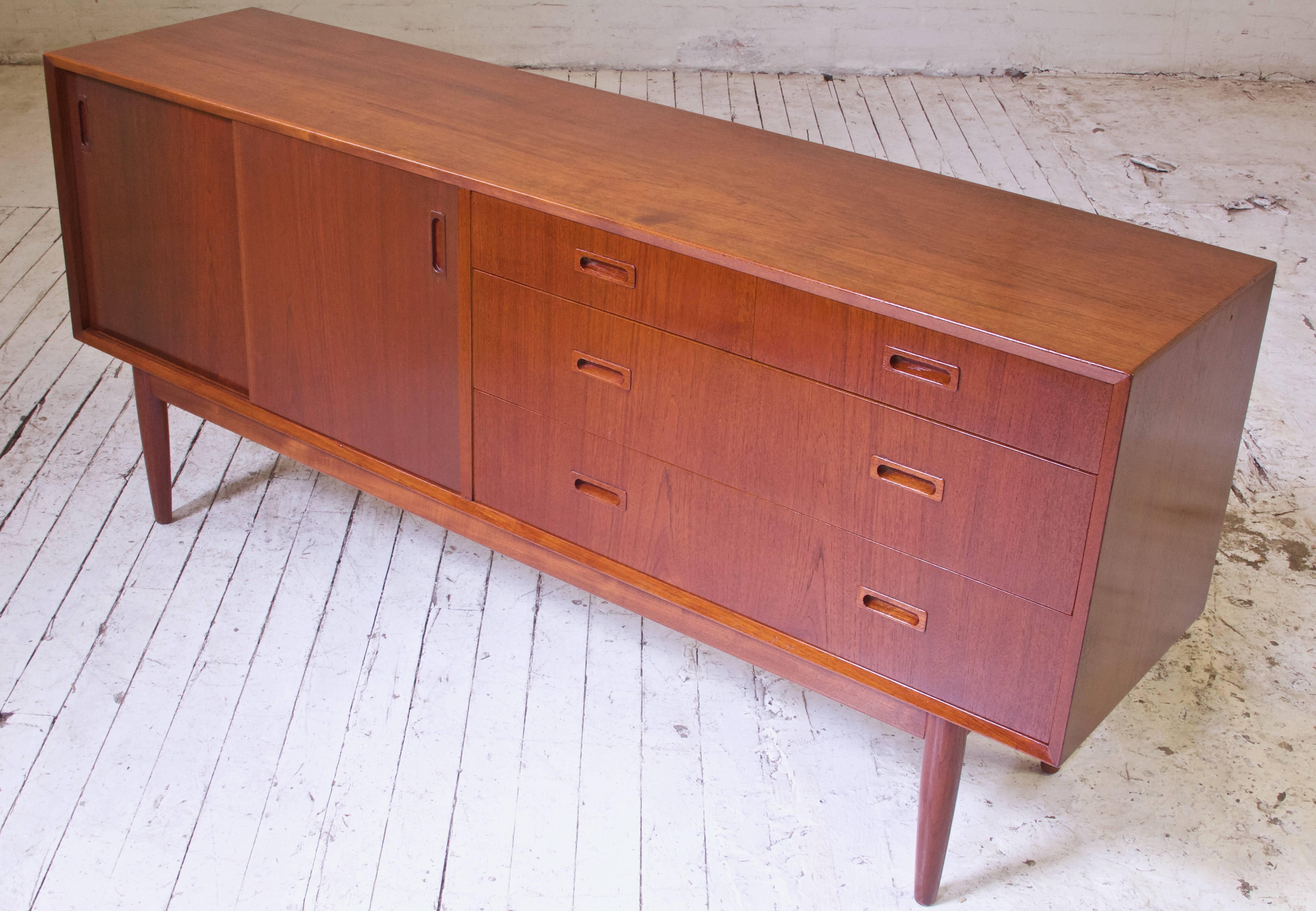 Vintage Danish Modern Sideboard in Teak, 1960s 7