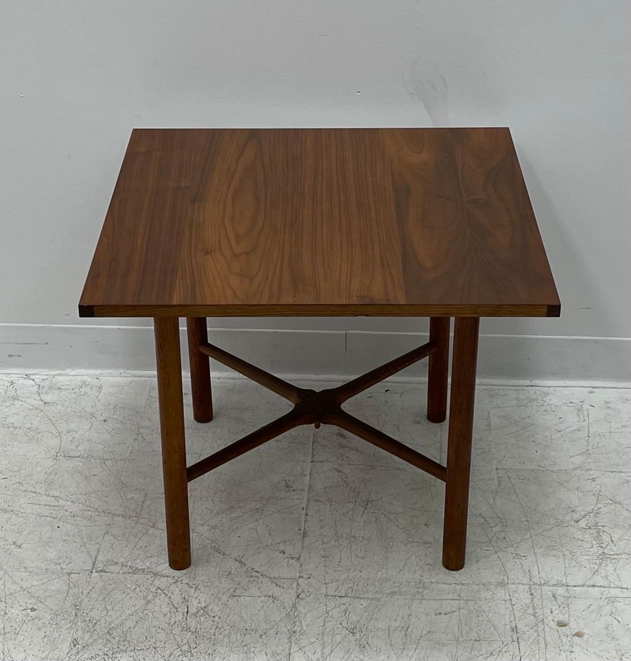 Mid-Century Modern Vintage Danish Modern Table by J.Wegner Stamped on Base