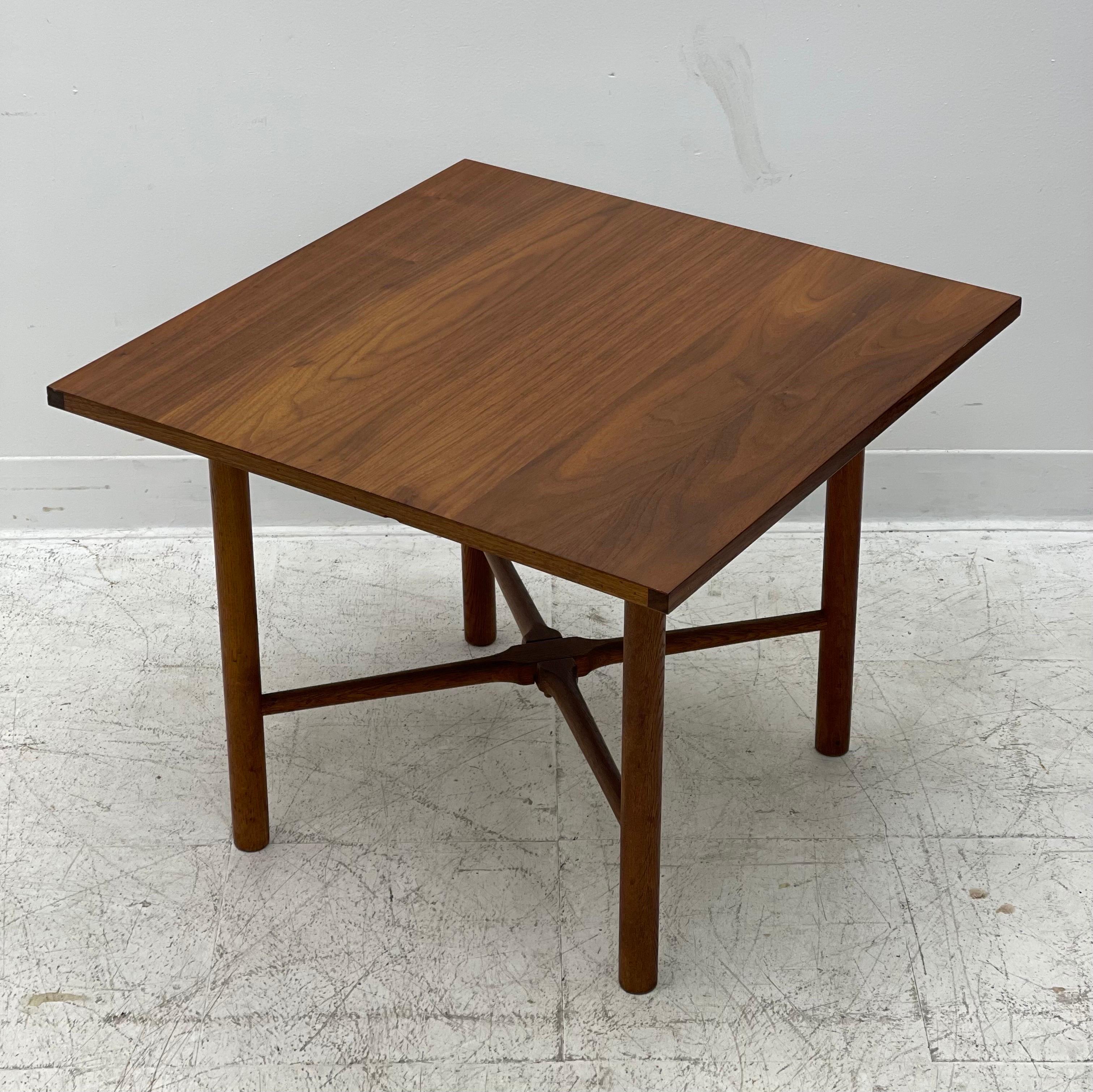 Late 20th Century Vintage Danish Modern Table by J.Wegner Stamped on Base