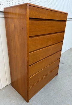 Vintage Danish Modern Teak 9-Drawer High Chest