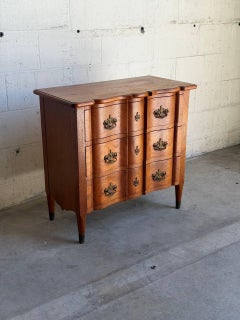 Vintage Danish Modern Teak Bachelor Chest Nightstand Dovetail Drawers Denmark