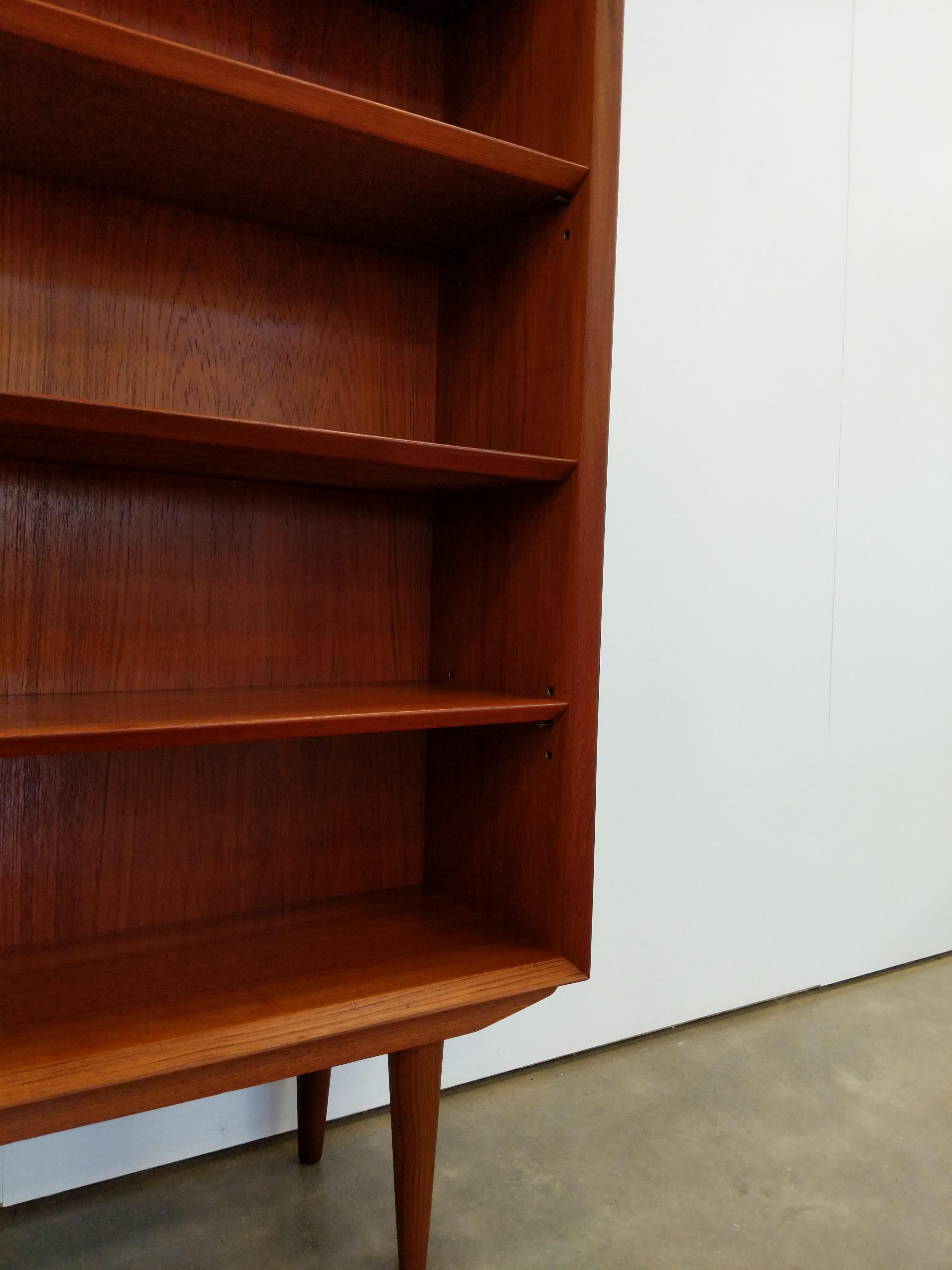 20th Century Vintage Danish Modern Teak Bookshelf
