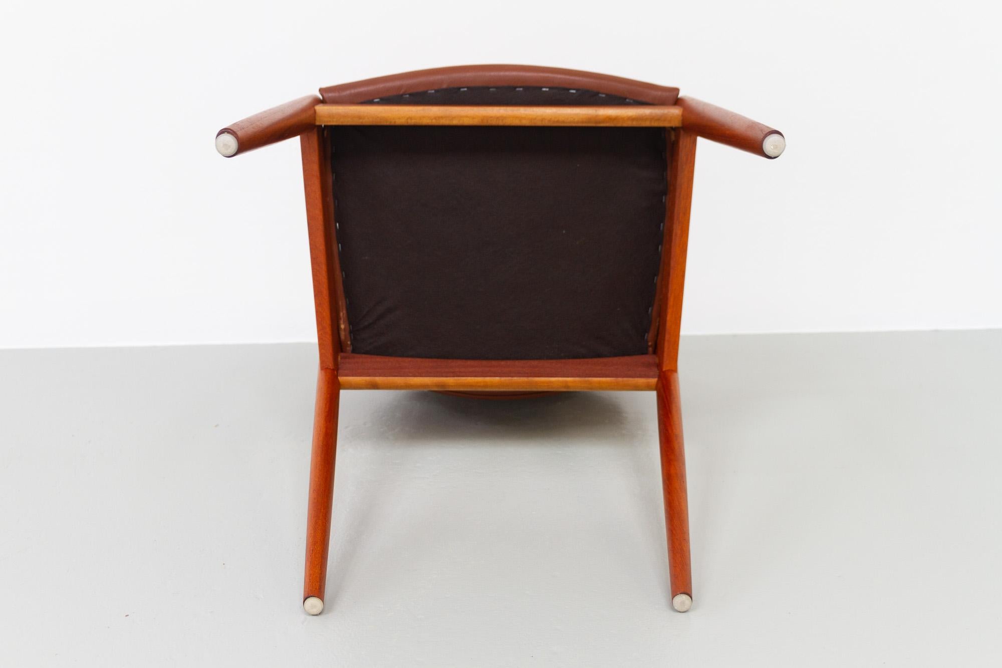 Vintage Danish Modern Teak Chair Model 42 by Kai Kristiansen, 1960s 6