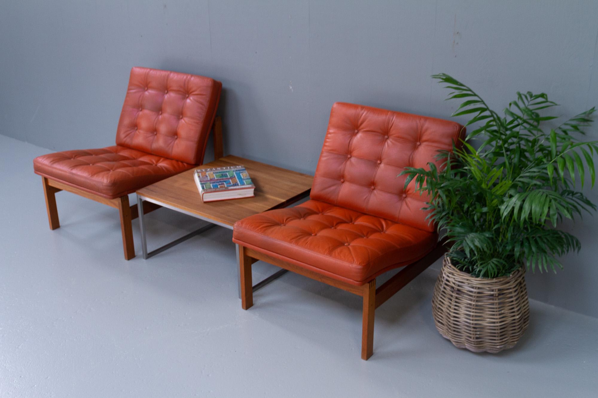 Table basse danoise moderne vintage en teck, années 1960. en vente 9