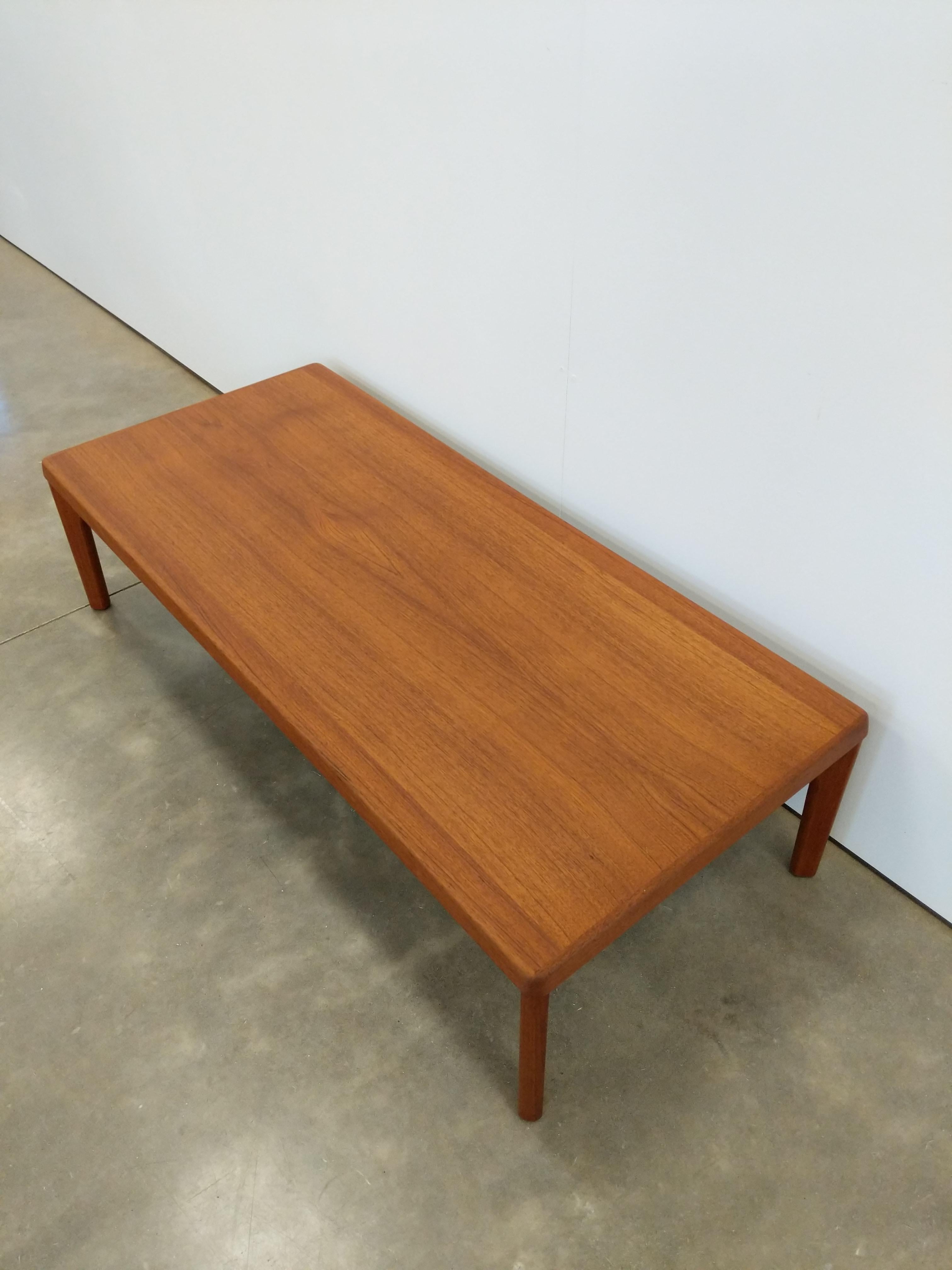 Mid-Century Modern Vintage Danish Modern Teak Coffee Table by Henning Kjaernulf