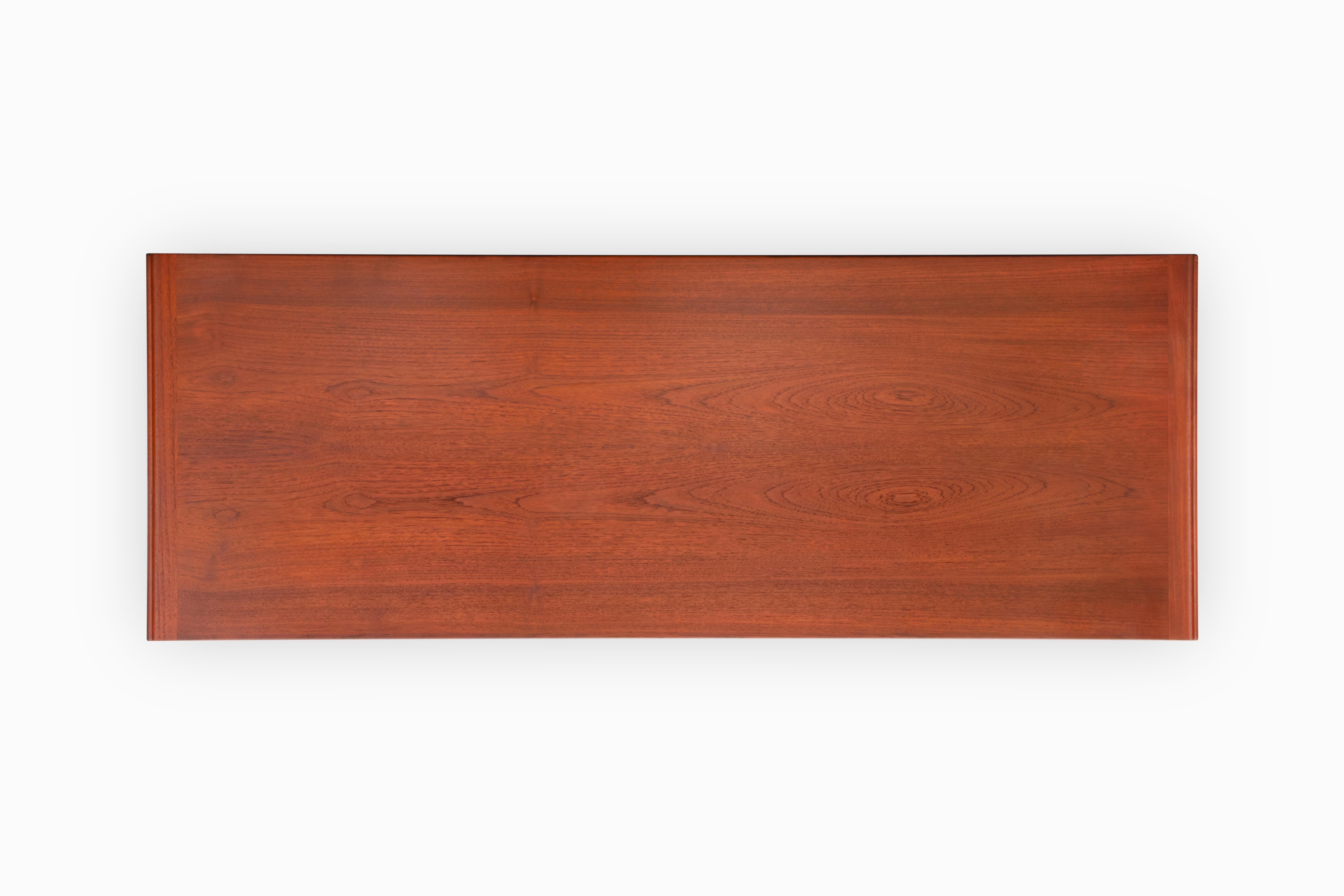 20th Century Vintage Danish Modern Teak Coffee Table by Moreddi For Sale