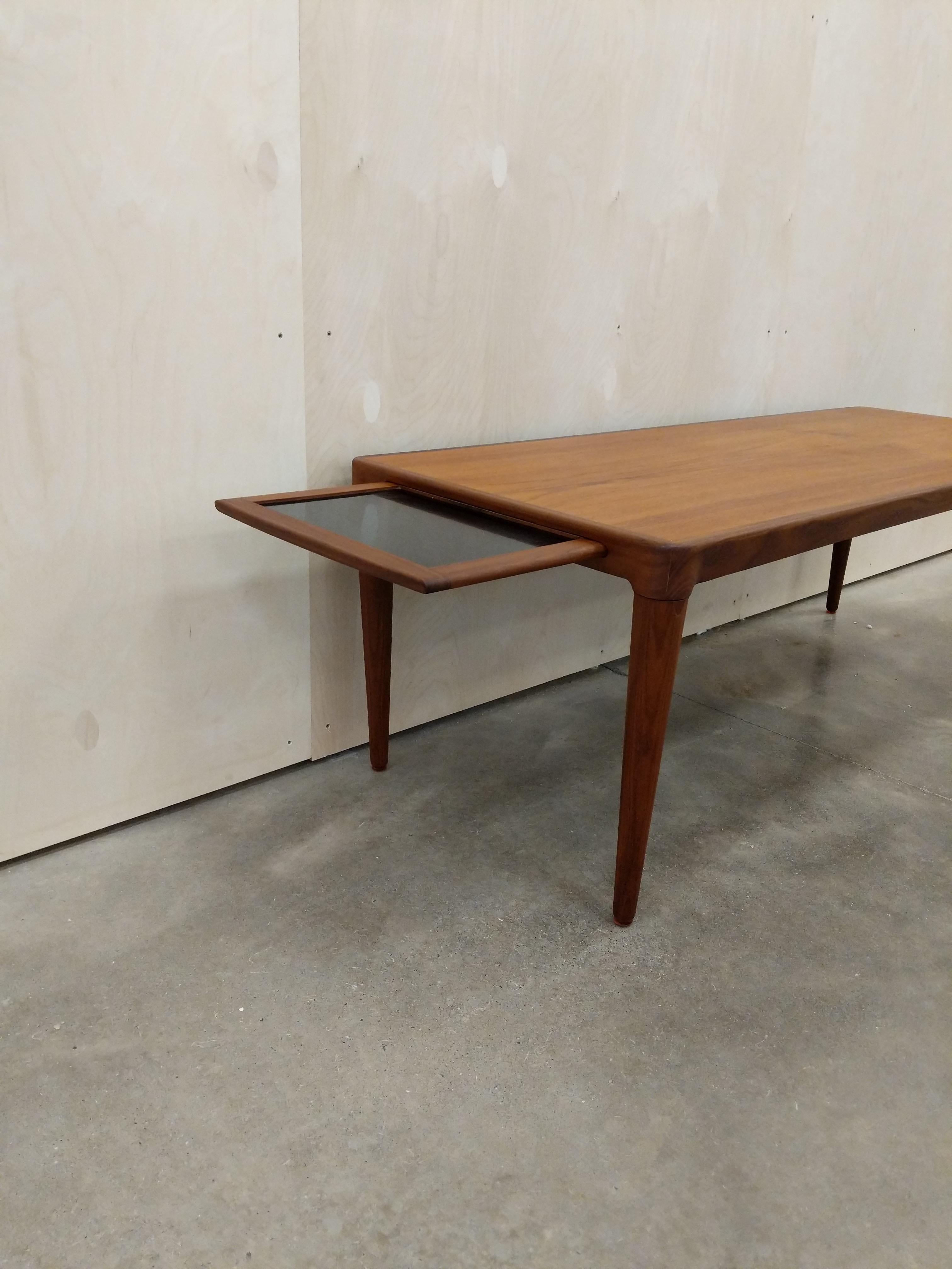 Wood Vintage Danish Modern Teak Coffee Table