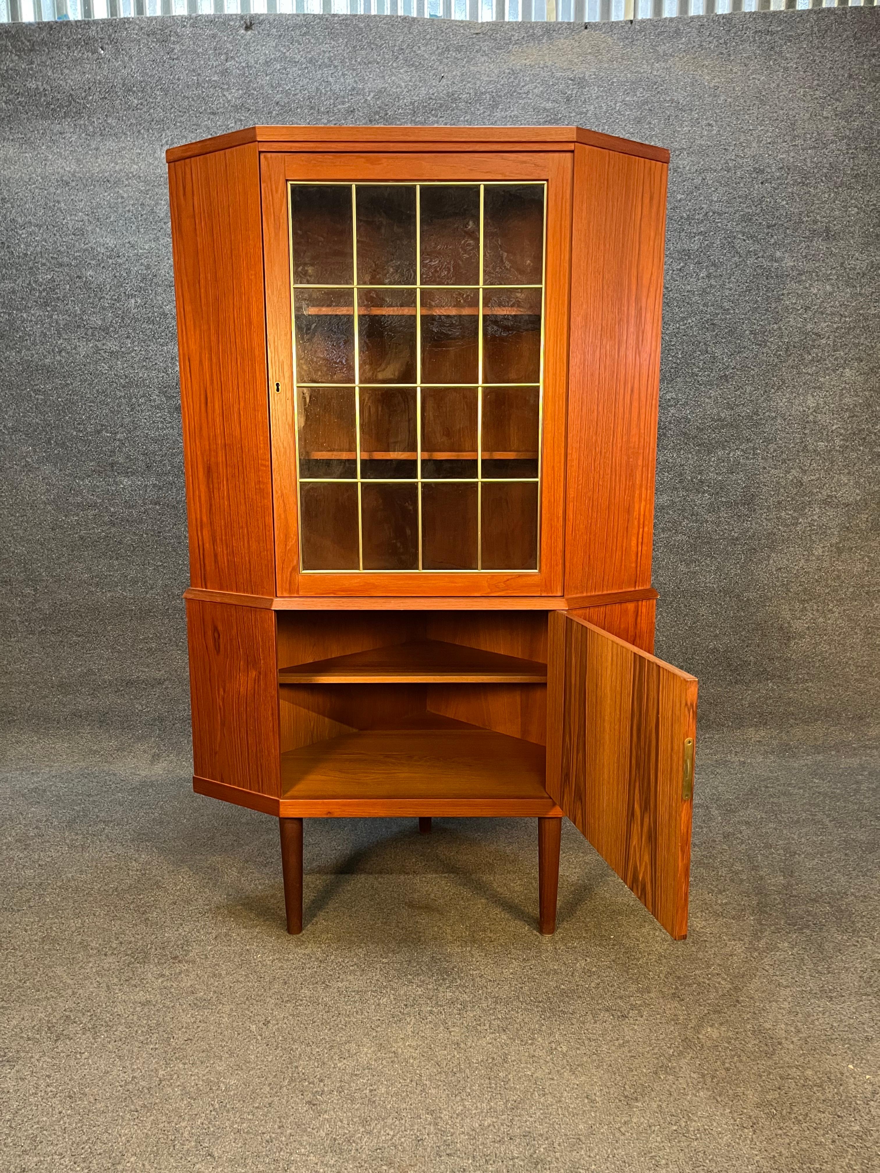 vintage corner bar cabinet