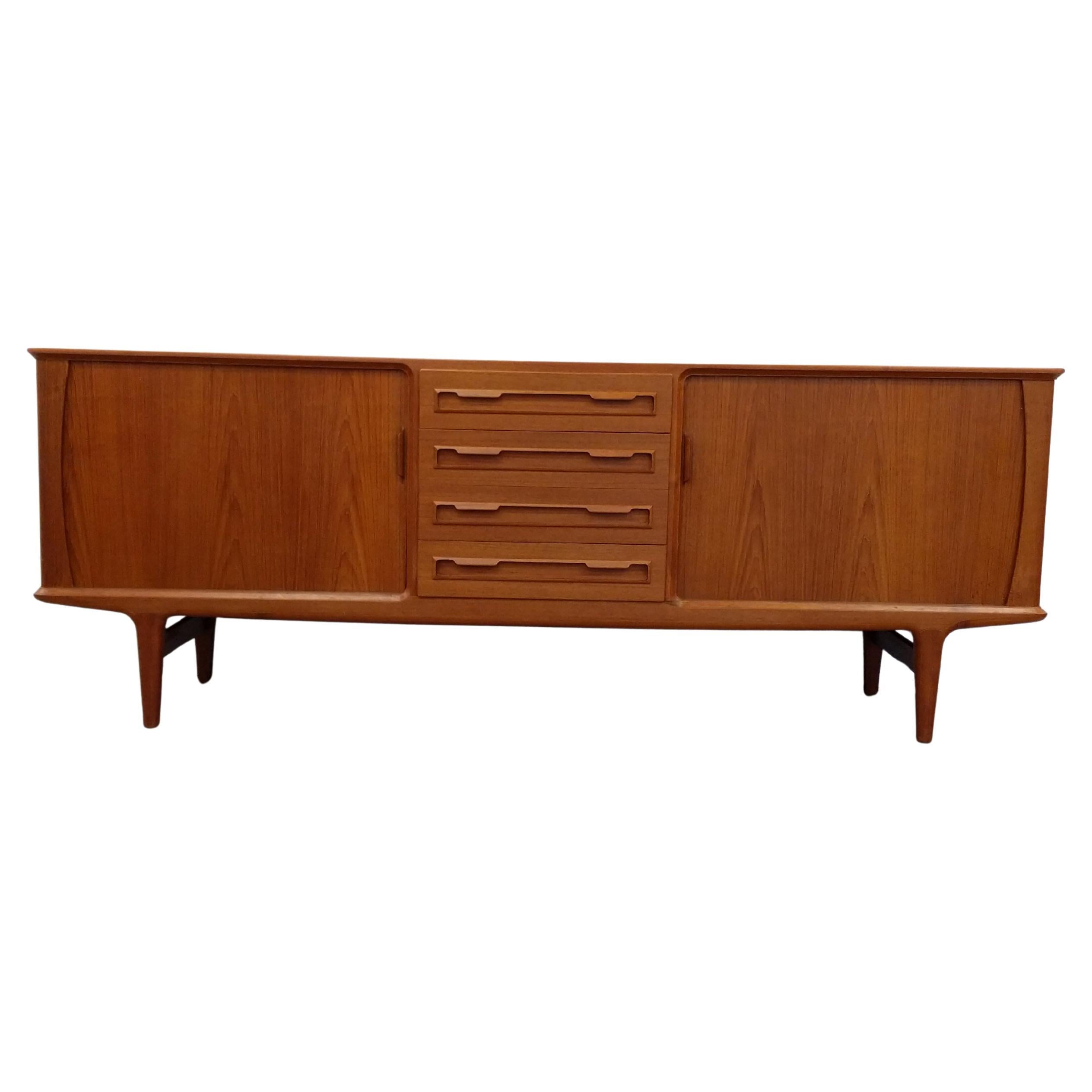 Vintage Danish Modern Teak Credenza by Bordum 
Nielsen