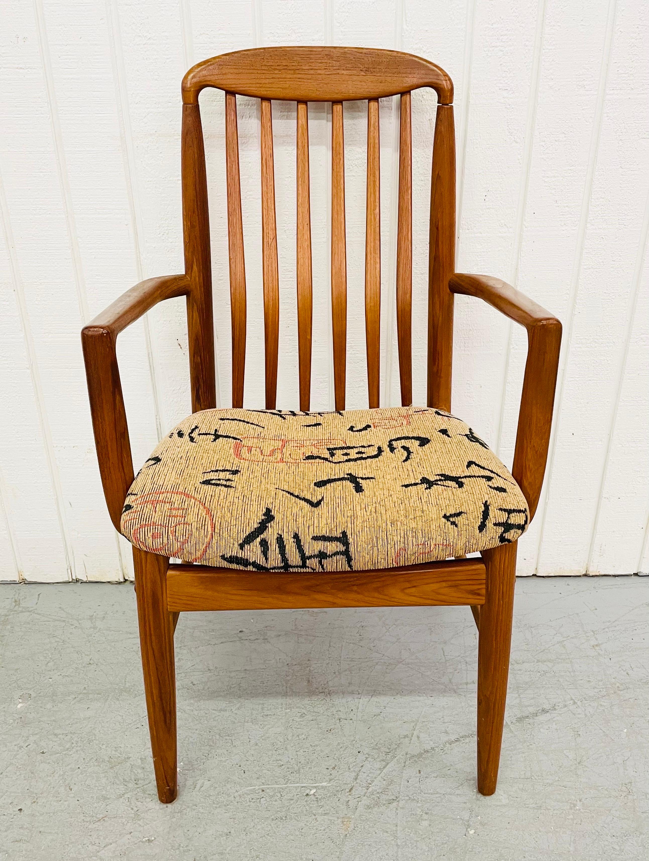 Mid-Century Modern Vintage Danish Modern Teak Dining Chairs