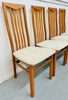 Vintage Danish Modern Teak Dining Chairs - Set of 4