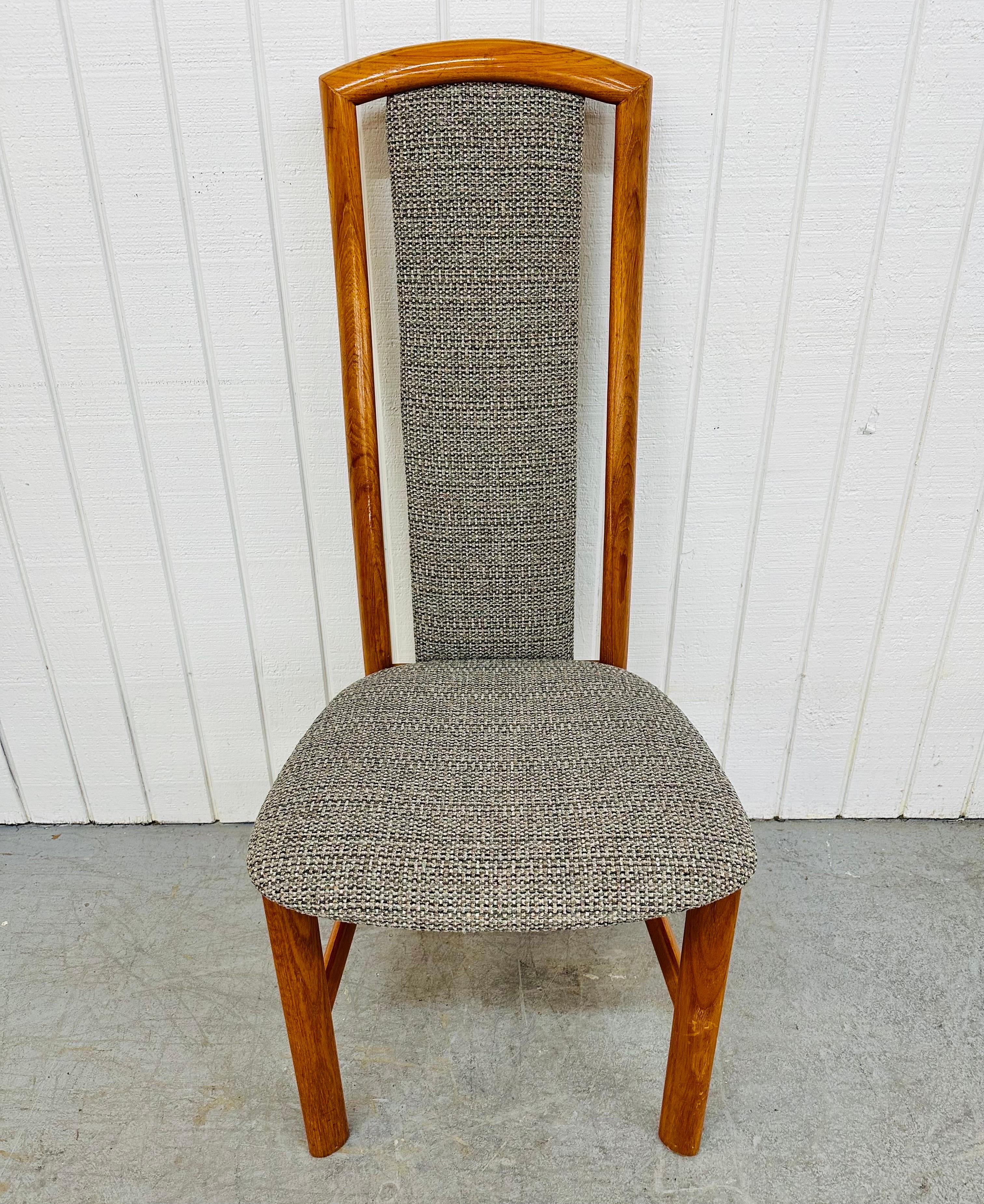 20th Century Vintage Danish Modern Teak Dining Chairs - Set of 6 For Sale