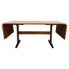 Tavolo da pranzo moderno danese vintage in teak di Farstrup