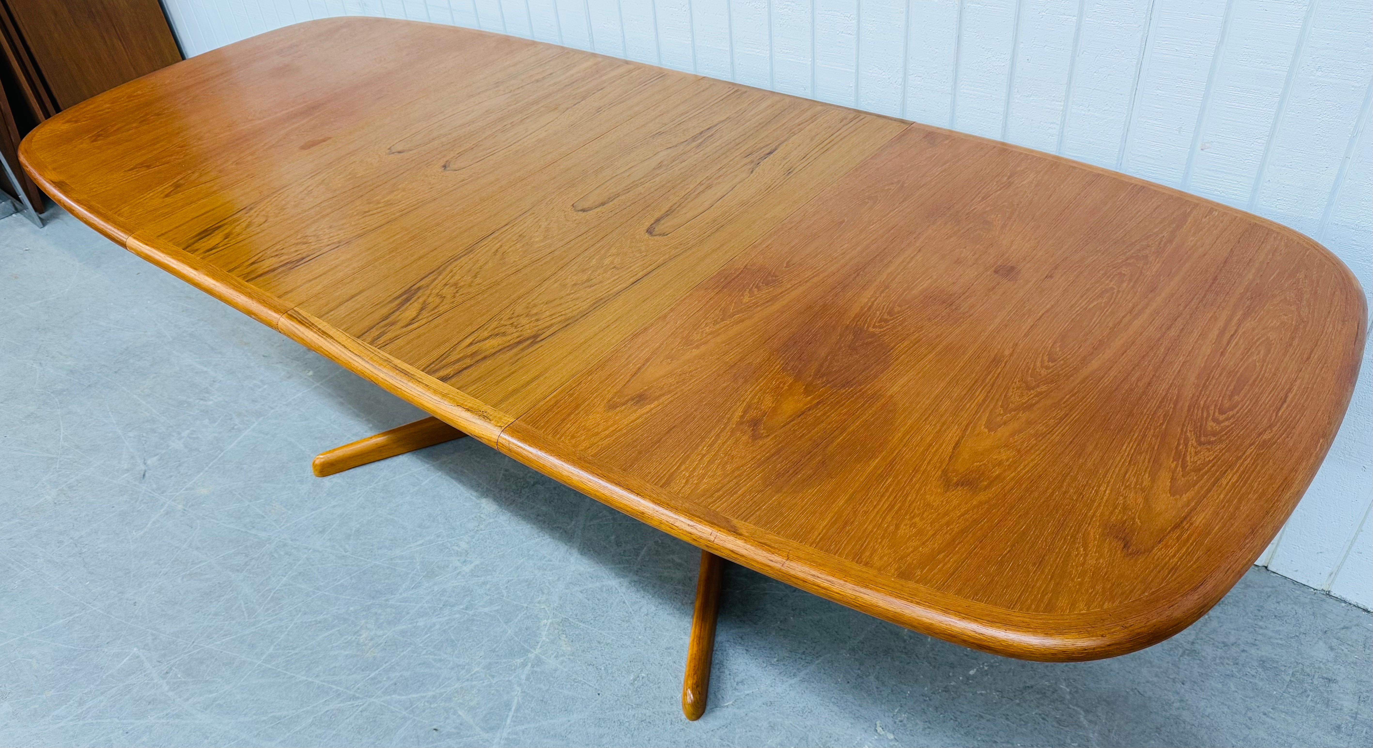 Vintage Danish Modern Teak Dining Table 3