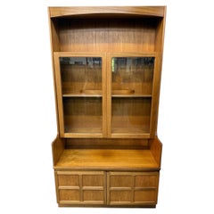 Vitrine en teck moderne danoise vintage