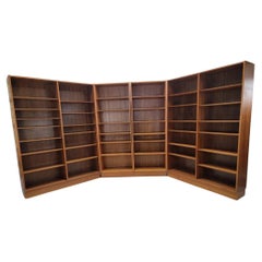 Retro Danish Modern Teak Double Bookcases by Carlo Jensen for Poul Hundevad