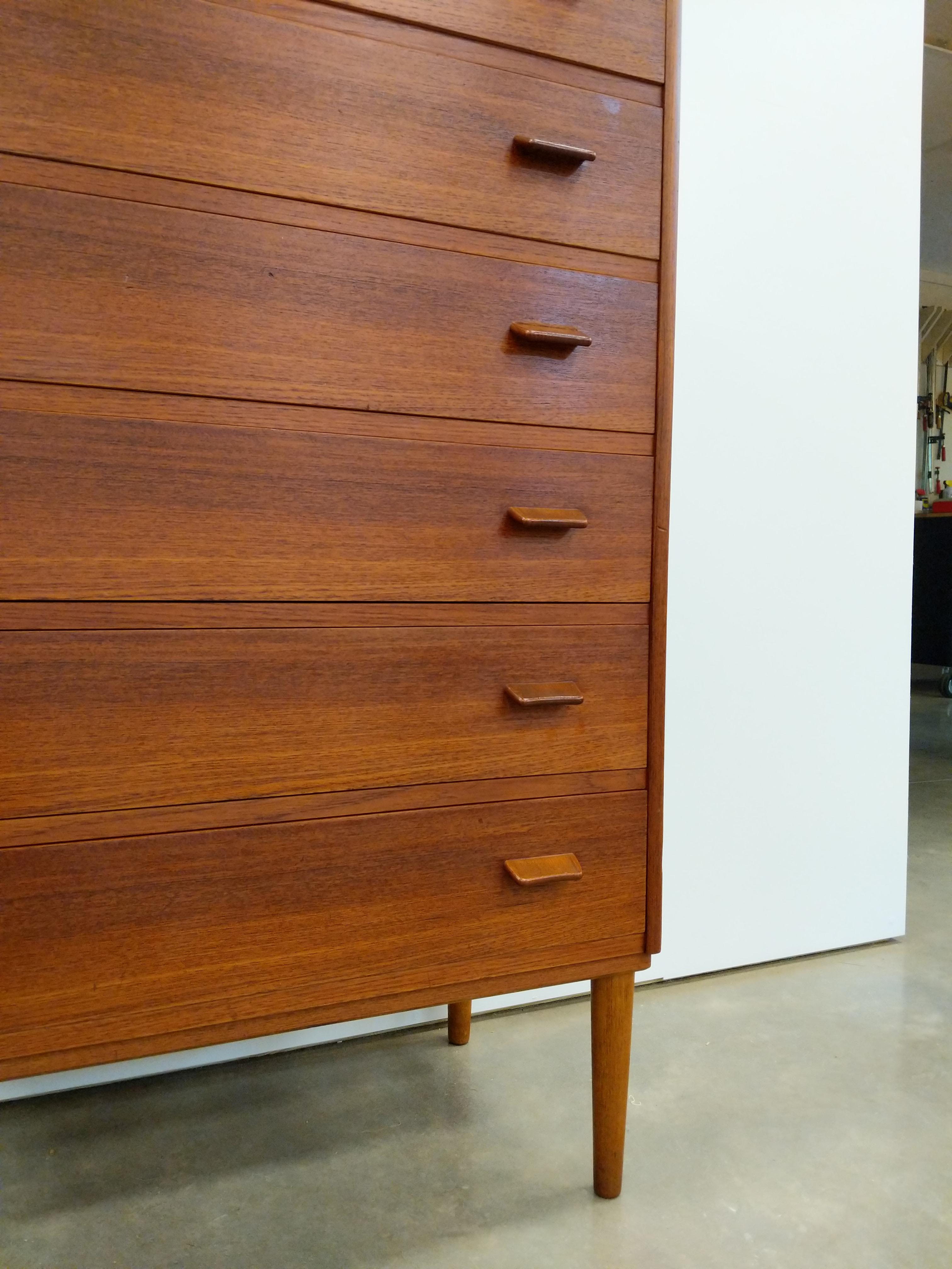 Wood Vintage Danish Modern Teak Dresser by Munch Slagelse