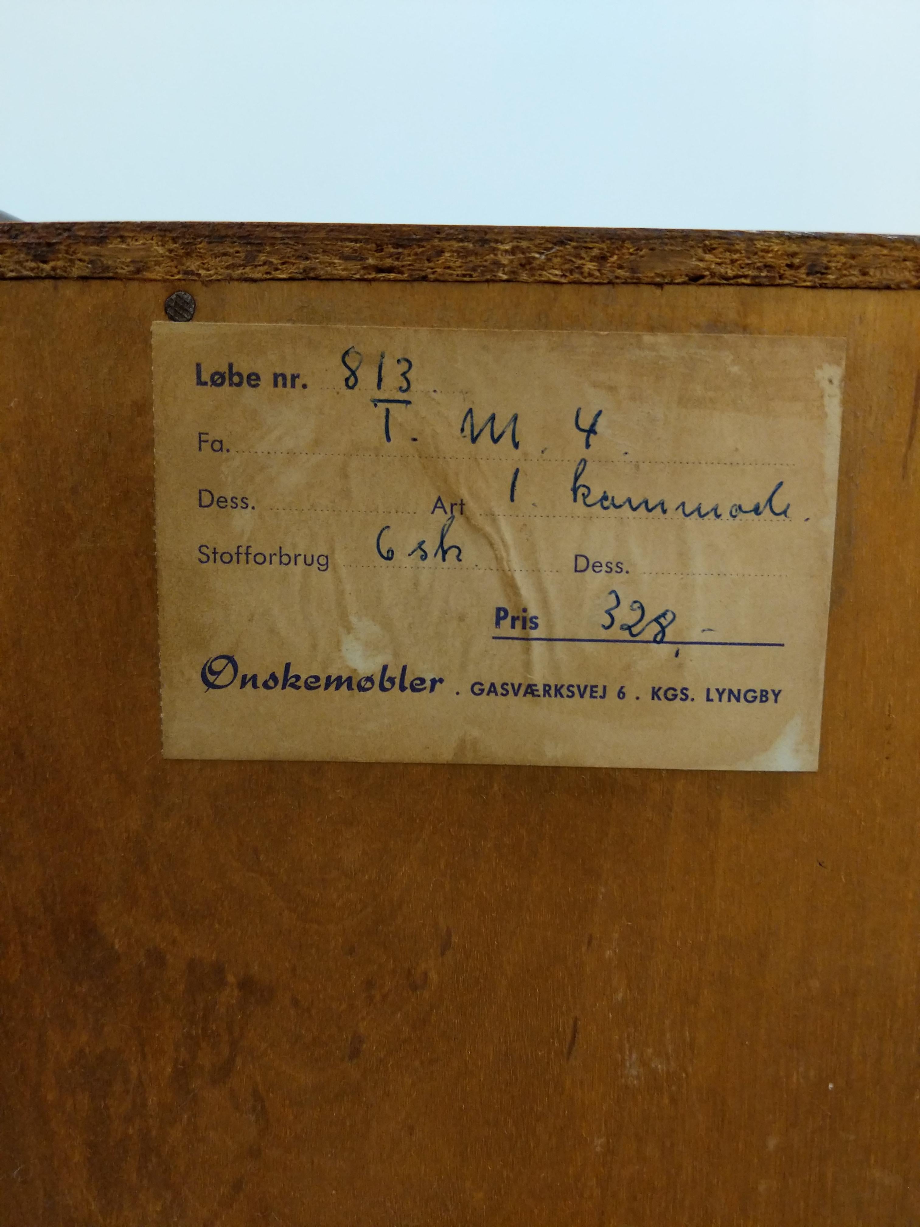 Cómoda vintage danesa moderna de teca de Ønskemøbler en venta 2