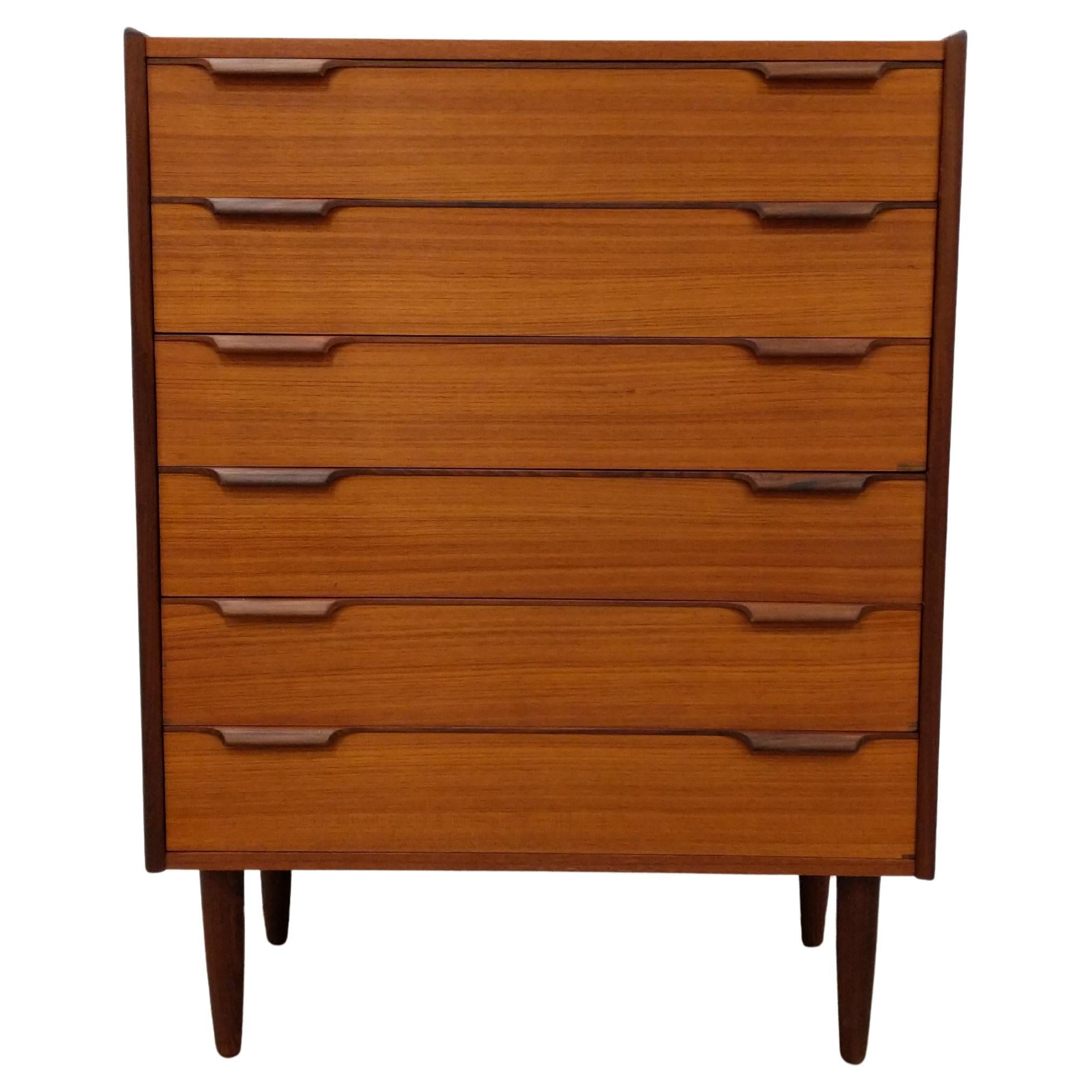 Vintage Danish Modern Teak Dresser