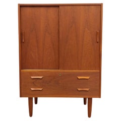 Vintage Danish Modern Teak Dresser / Wardrobe