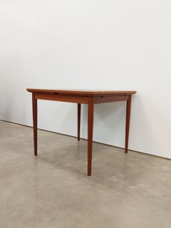 Vintage Danish Modern Teak Extendable Dining Table by Fornem Møbelkunst