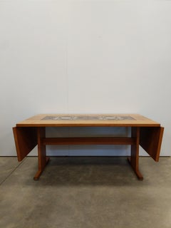 Vintage Danish Modern Teak Extendable Dining Table