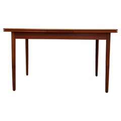 Vintage Danish Modern Teak Extendable Dining Table